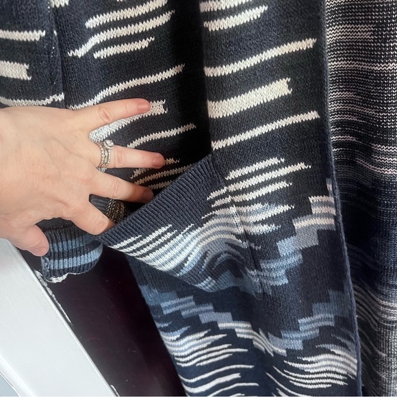 Pendleton Blue and Orange Patterned Cardigan - Picture 10 of 15